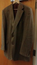 Magee Men’s Brown Tweed Blazer Jacket  100% Pure New Wool  Size 44"L ❤️CHARITY 