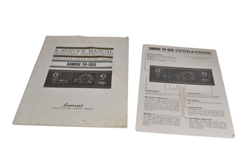 Sansui 555 instruction - sansui,