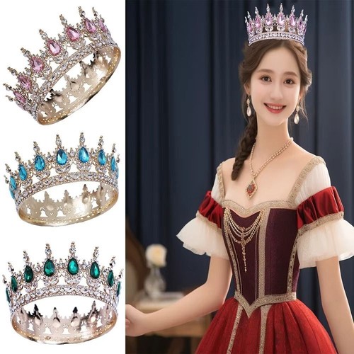 Baroque pageant crowns bridal - crowns,