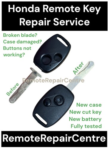 Honda 3button remote key - 2,