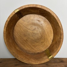 Vintage Wooden Dough Bowl -