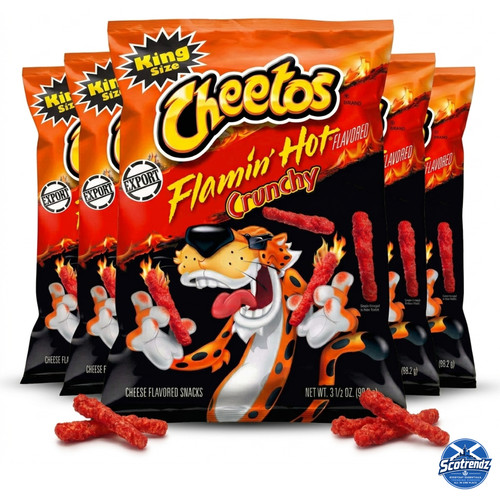 Cheetos flamin hot 2g - hot, 99.2g