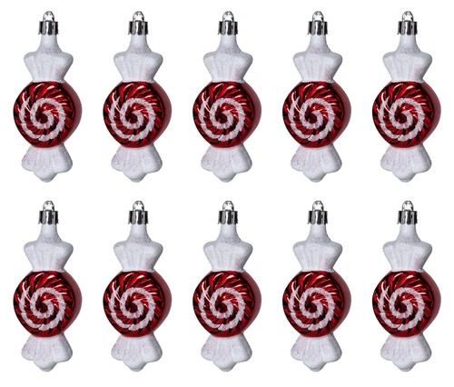 Sweet shaped christmas baubles - sweet,