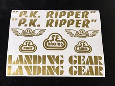PK RIPPER BMX Stickers DECALS
