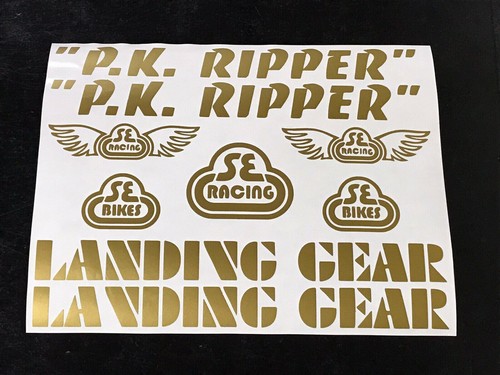 Ripper bmx decals stickers - pk,