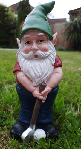 Garden gnome golf golfing - garden,