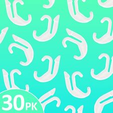 Swish Valance Gliders 30Pk Curtain Hook Runner Hanger Rail Track White Plastic