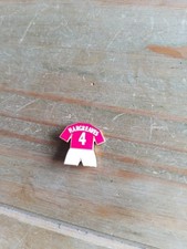 CLASSIC MANCHESTER UNITED MAN UTD OWEN HARGREAVES #4 SHIRT ENAMEL PIN BADGE