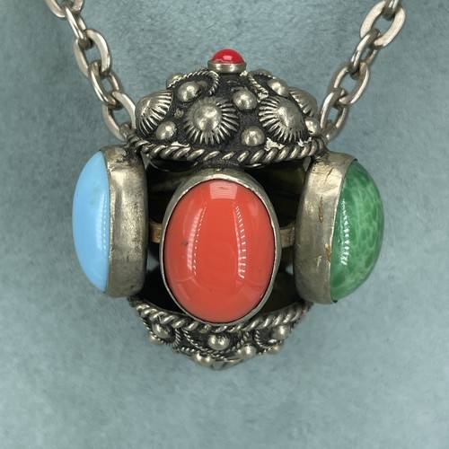 Antique necklace etruscan - necklace,
