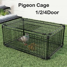 Pigeon Cage Iron Birds Trap Cage with Two-Way Entry Escape-Proof Design