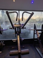 Plate loaded pull down machine