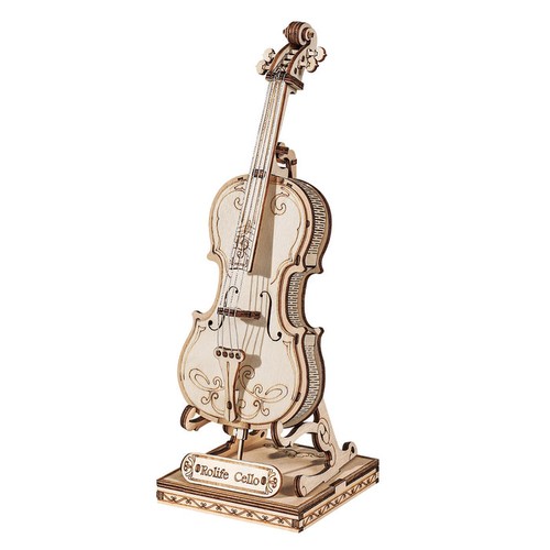 Rolife cello wooden model kit - cello,