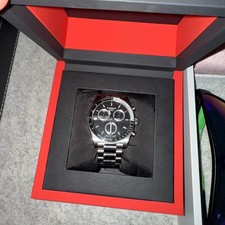 Tissot PR 516 Chronograph 40MM Mens WatchSilver With Black Dial