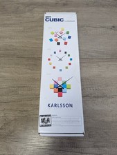 Rare Retro Karlsson DIY Cube Wall Clock Cubic Multicolour Do It Yourself - Decor