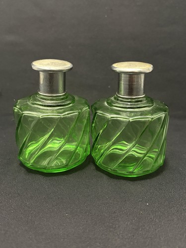 Vintage green swirl english - vintage,