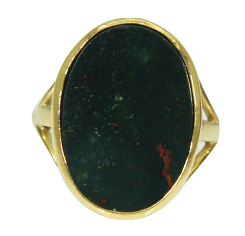 Vintage large bloodstone - large,