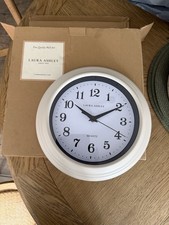 Laura Ashley Cream Quartz Wall Clock 25 Cm