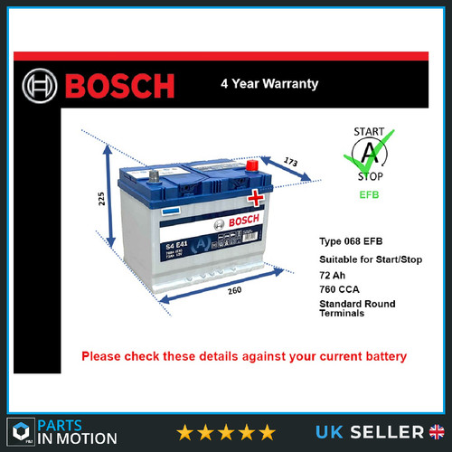 Efb battery fits honda odyssey - efb,