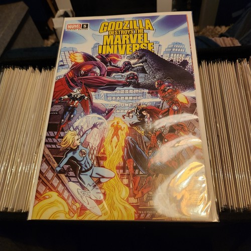 Godzilla destroys marvel - godzilla,