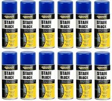 12X EVERBUILD STAIN BLOCK 400ML SPRAY PAINT PREVENTS WATER MARKS MOULD RUST