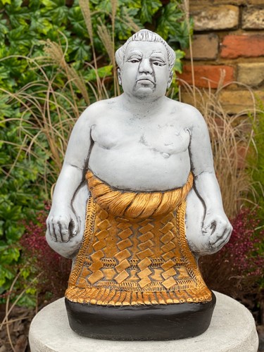Sumo wrestler statue - , concrete