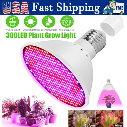 300led grow light bulb full - 300led,
