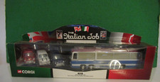 CORGI THE ITALIAN JOB THREE PIECE MINI SET WITH BLUE & WHITE COACH No. 36502