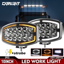 2PCS 10" LED Headlights DRL