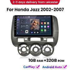 For Honda Jazz 2002-2007 Android14 Apple Carplay Car Radio Stereo BT GPS SAT NAV