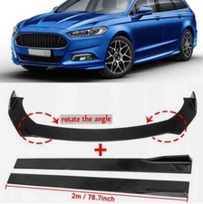 For Ford Mondeo MK4 MK5 Front Bumper Lip Splitter Spoiler+78.7'' Side Skirts UK