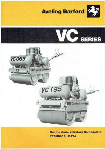 Aveling barford vc065 vc195 - aveling,