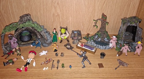Mcfarlane shrek figure pigs - shrek,
