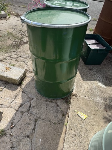 Steel drums storage bins - steel,