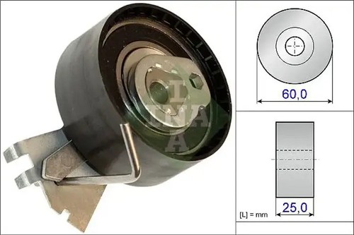 Timing belt tensioner - , pulley