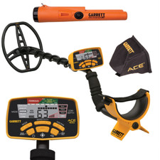 Garrett ACE 400i Metal Detector + Garrett Pro Pointer AT / Metal Probe Treasuresuc