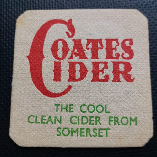 Coates cider beer mat - cider,