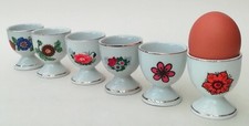 6 x Vintage Ceramic Egg Cups -