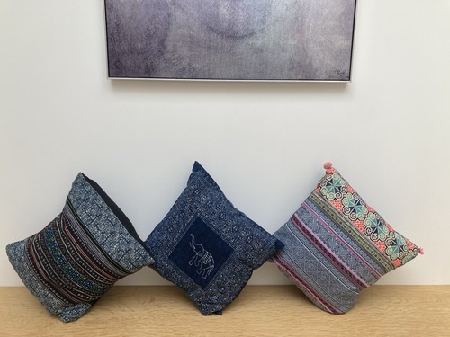 Thai style batik cushion - thai,