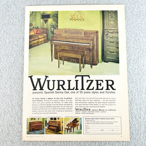 Wurlitzer piano 1967 spanish - wurlitzer,