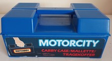 1982 Matchbox Motorcity Carry case - Blue