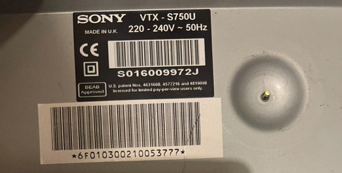 Sony vtx s750u - vtx-s750u, sky