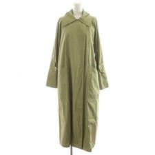 Todayful Tuck Over Trench Coat Long Cotton Khaki Size 36 Used