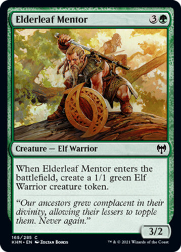 Elderleaf mentor foil - -, x1