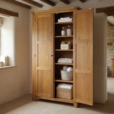 Storage Cupboard Rustic Oak