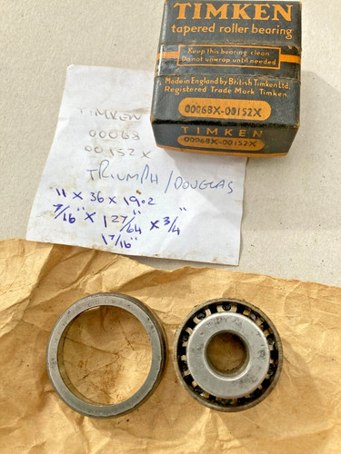 Genuine timken pre - pre, triumph