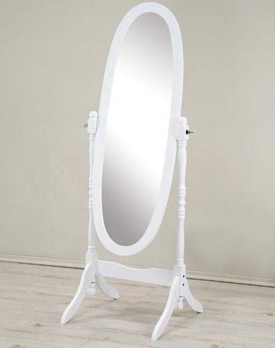 White mirror cheval floor full - white,