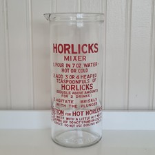 Vintage Glass Horlicks Drinks Mixer  - P&P Included