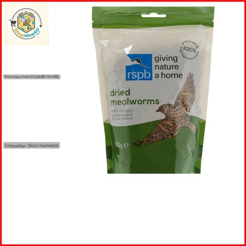 Dried mealworms 100g wild bird - wild,