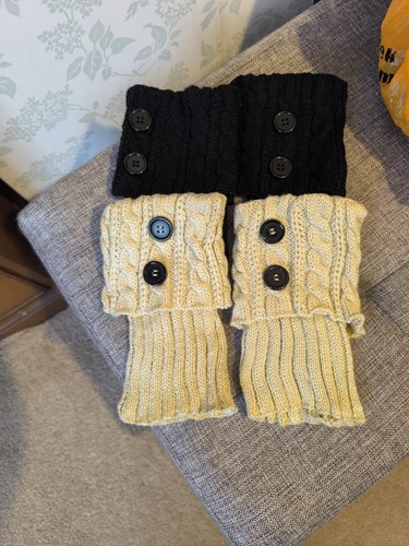2pairs womens boot cuffs - womens,