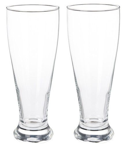 Large beer pint glasses tall - 2,